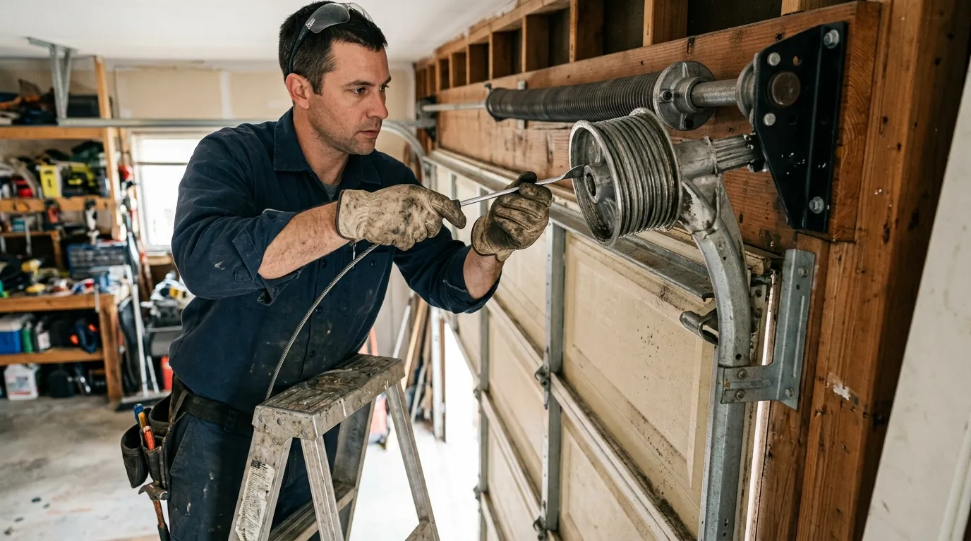 Broken Garage Door Cable Repair, Elmhurst in Skokie