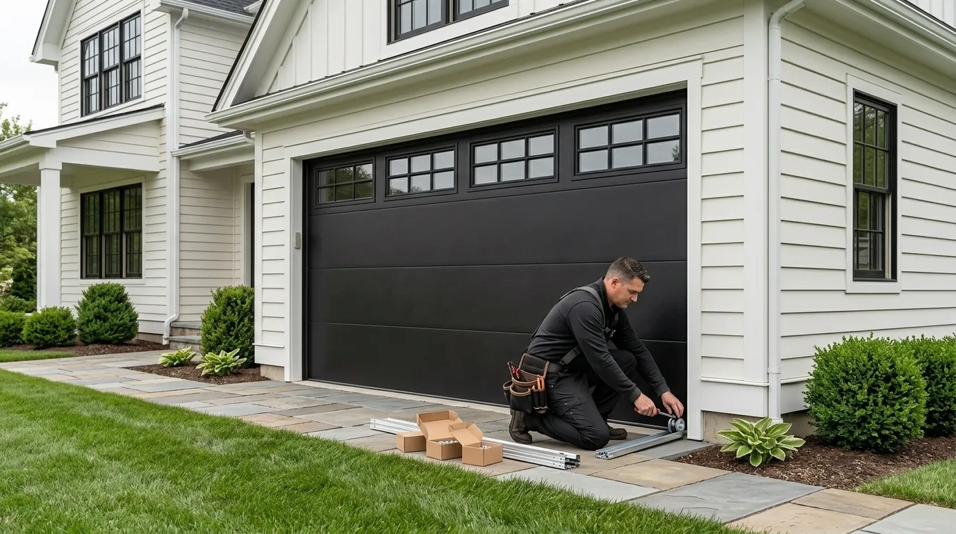 New Garage Door Installation for Elmhurst Homes in Skokie