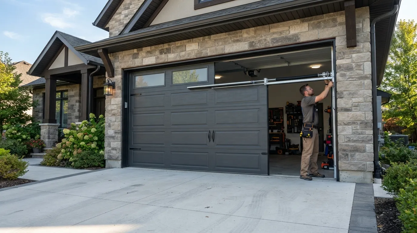New Garage Door Installation for Hinsdale Homes in Skokie