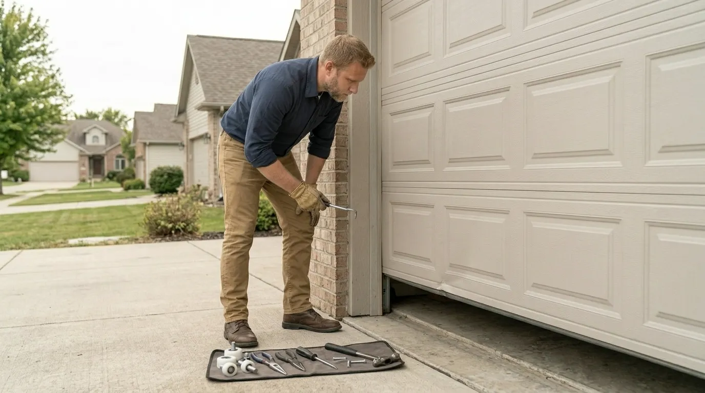 Roller Replacement for Westchester's 1950s Garage Doors in Skokie